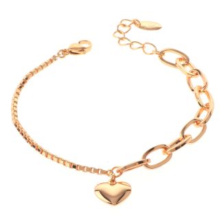 Gold Plated Lobster Claw Bracelet