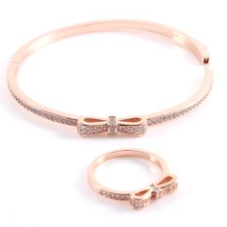 CZ Bracelet w/ Ring Set