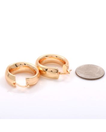 Metal Hoop Earring