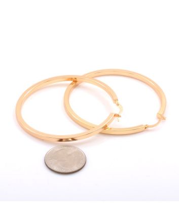 Metal Hoop Earring