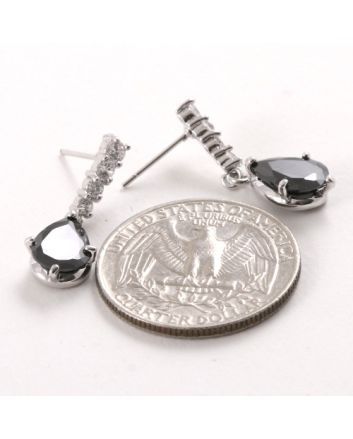 FASHION CUBIC ZIRCONIA POST EARRINGS