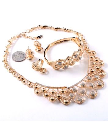 Gold Plated Necklace Set