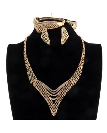 Gold Plated Necklace Set