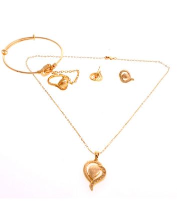 Gold Plated Necklace Set