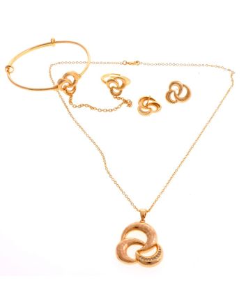 Gold Plated Necklace Set