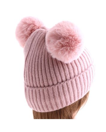 Fashion Knit Beanie Pom Pom Hat