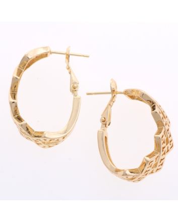 Gold Plated Hoop Earrings