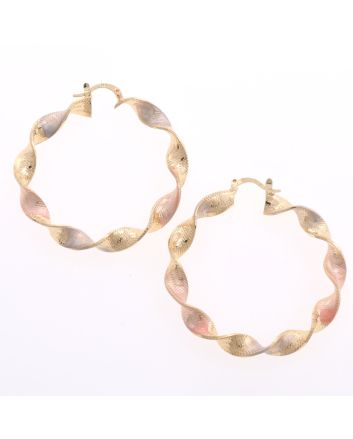 Gold Plated Hoop Earrings