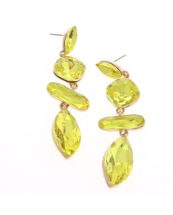 Crystal Rhinestone Post Earrings