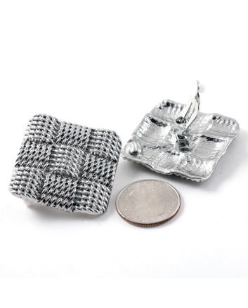 Fashion Metal Clip-On Earrings 