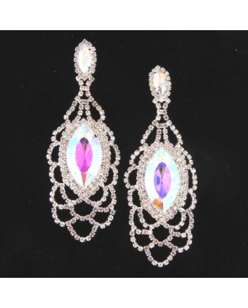Rhinestone Post Earrings