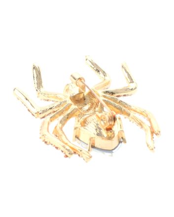 Crystal Spider Brooch  