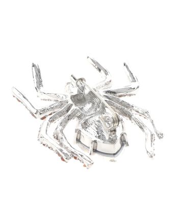 Crystal Spider Brooch  