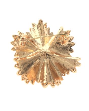Crystal &amp; Pearl Flower Brooch  
