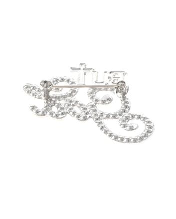 Crystal "BUT GOD" Brooch