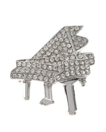 Crystal Piano Brooch