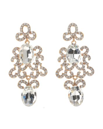 Crystal Post Earrings