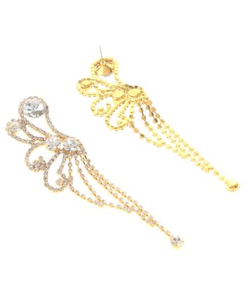 Rhinestone Post Earrings