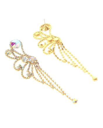Rhinestone Post Earrings