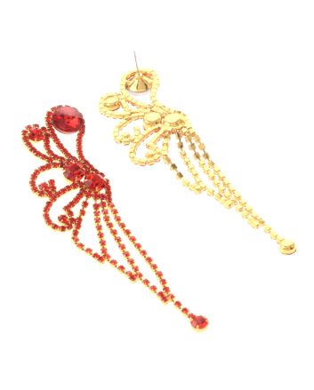 Rhinestone Post Earrings