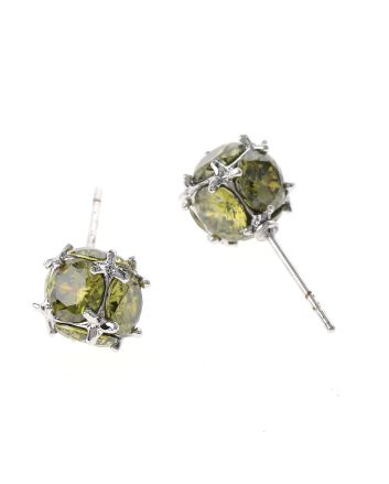 Cubic Zirconia Stud Earrings
