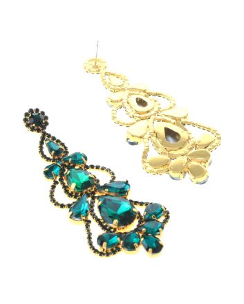 Rhinestone Post Earrings