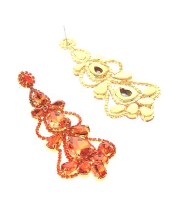 Rhinestone Post Earrings