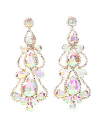 Rhinestone Post Earrings