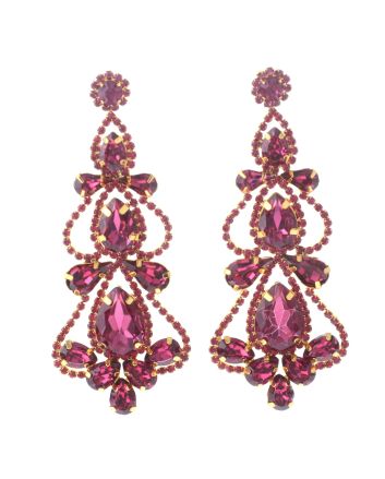 Rhinestone Post Earrings