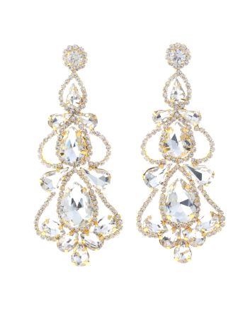 Rhinestone Post Earrings
