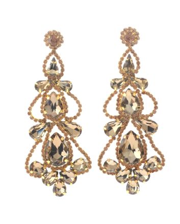 Rhinestone Post Earrings