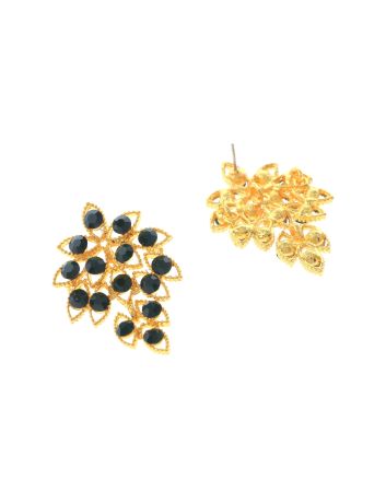 Rhinestone Dangle Post Earrings