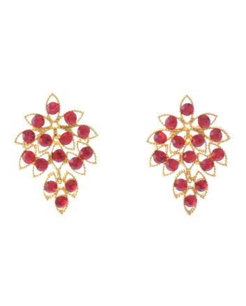 Rhinestone Dangle Post Earrings