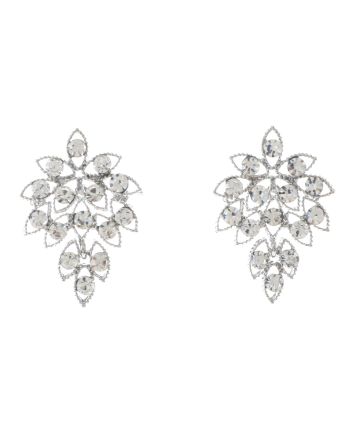 Rhinestone Dangle Post Earrings