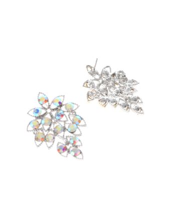 Rhinestone Dangle Post Earrings