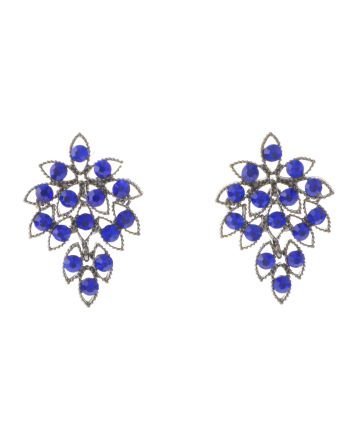 Rhinestone Dangle Post Earrings