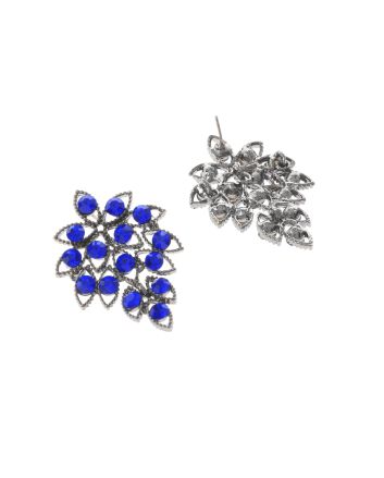 Rhinestone Dangle Post Earrings