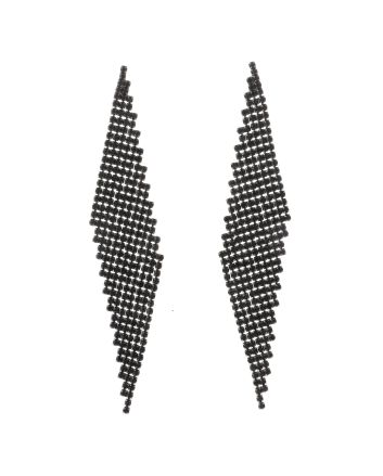 Rhinestone Dangle Post Earrings