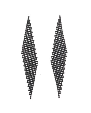 Rhinestone Dangle Post Earrings