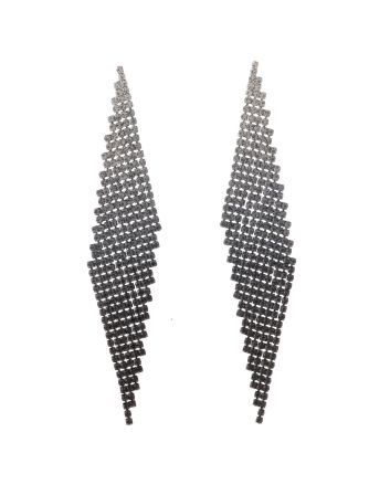 Rhinestone Dangle Post Earrings