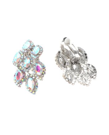 Rhinestone Clip-On Earrings