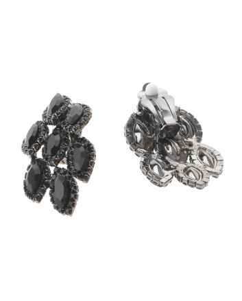Rhinestone Clip-On Earrings