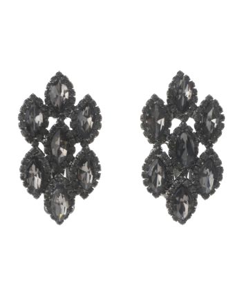 Rhinestone Clip-On Earrings