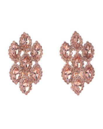 Rhinestone Clip-On Earrings
