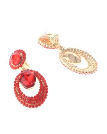 Crystal Clip-On Earrings