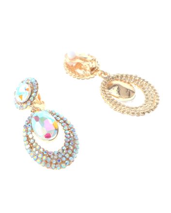 Crystal Clip-On Earrings
