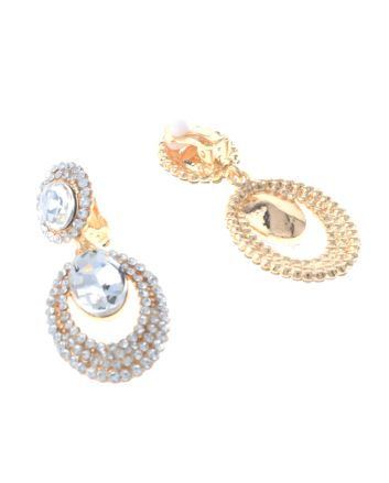 Crystal Clip-On Earrings