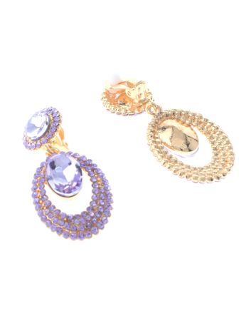 Crystal Clip-On Earrings