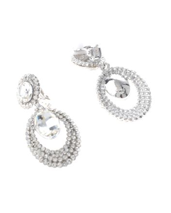 Crystal Clip-On Earrings