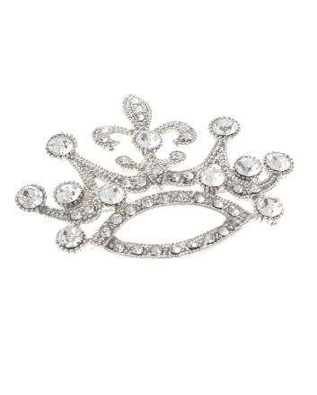 Crystal hat Brooch  